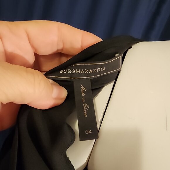 Size 4 BCBG Max Azria Abigayle LBD W/Beaded Dove Customized W/Embroidery Birds - Picture 10 of 13